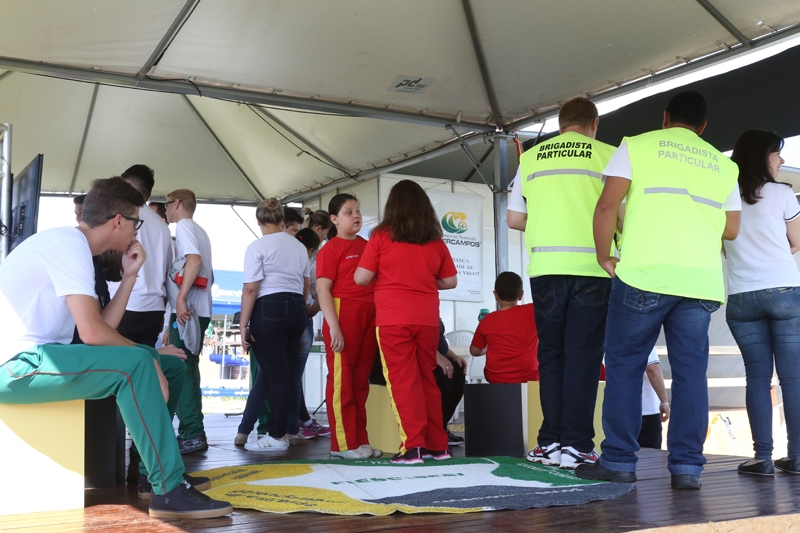 Espaço da Segurança do Trabalho terá apresentações teatrais, martelo de força e sorteio de celular